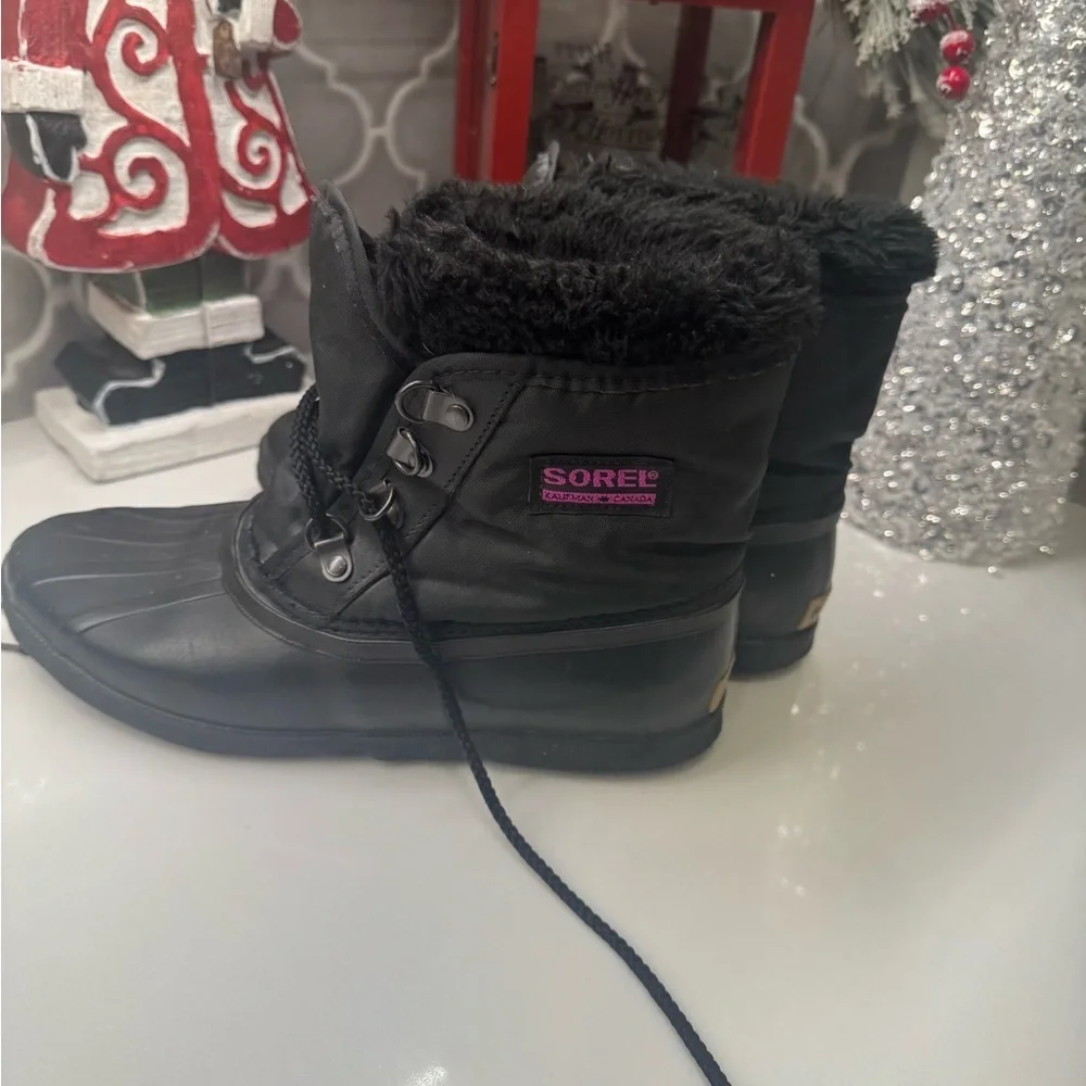 SOREL Kaufman Canada Winter Duck Boots Women’s Fur Lined Waterproof Snow Boots